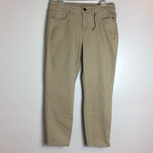 Lane Bryant Tan Capri Jeans NWT